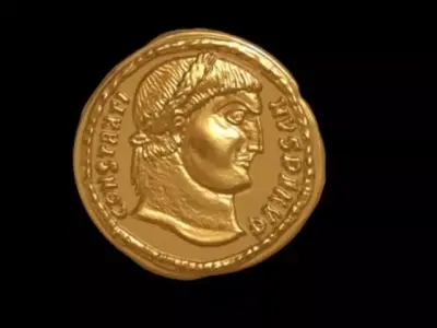 Constans coin 3D print model