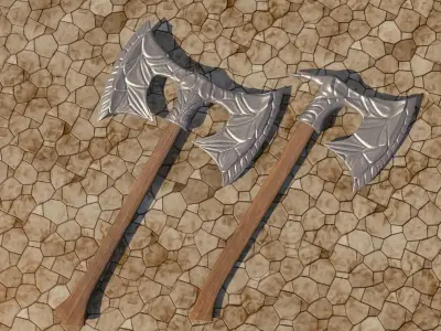 Heavy Axes 3D model