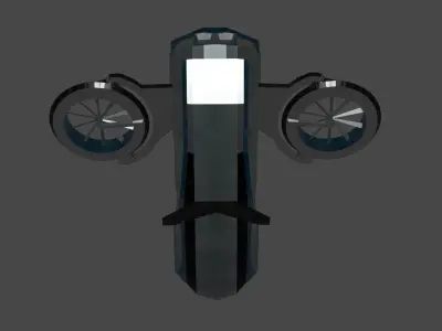 Helper Drone Low-poly 3D model