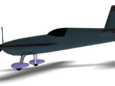 Extra 330sc Low-poly 3D model