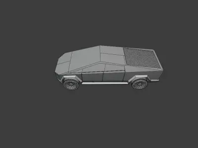 Tesla Cybertruck 3D Model Free 3D model by parsifa1