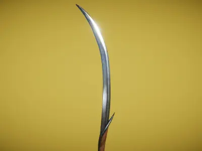 Real World - Elven Swords Low-poly 3D model