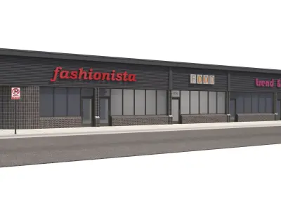 Retail-079 Retail Store 3D model