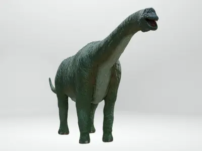 Apatosaurus Dinosaur Low-poly 3D model
