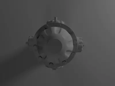 Fire Hydrant Game Prop Low-poly 3D model