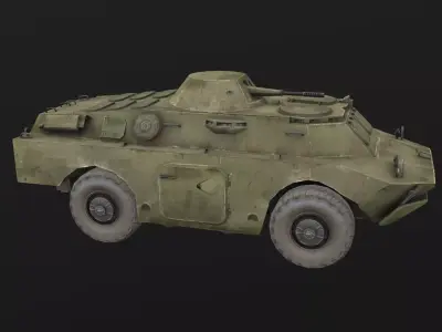 BRDM-2 Low-poly 3D model