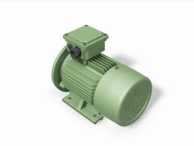 90L B35 Top IEC electric motor - 3D CAD model 3D model