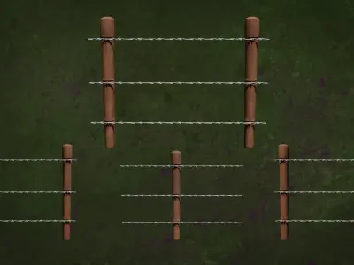 Military FencesWireB SeriesMFO - N2P 3D model