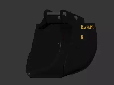 Ravelling R Excavator Bucket 3D model