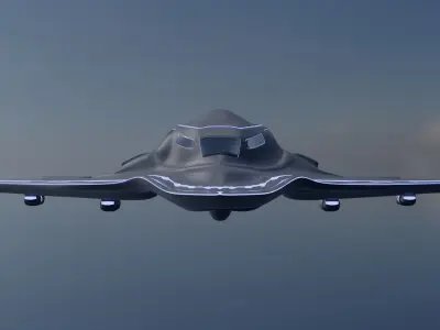 Spaceship Alien Ufo 3D model