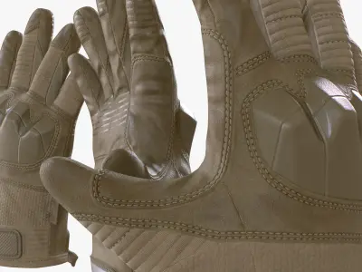 Tactical Gloves 3D model