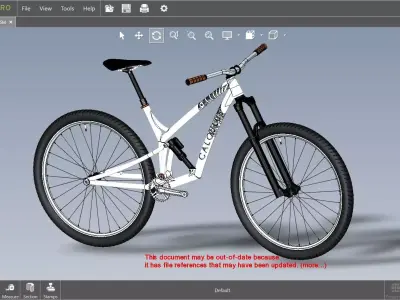 Bicycle - titan mountain-bike 3D model