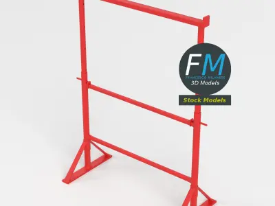 Builders trestle bandstand 3D model