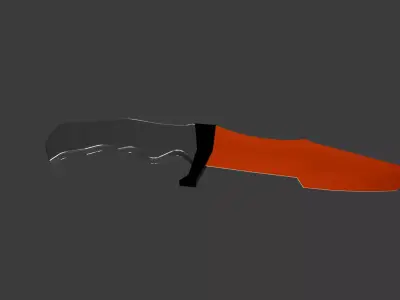 Stiletto knife 3D model