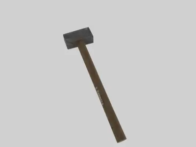 Hammer Free low-poly 3D model 3