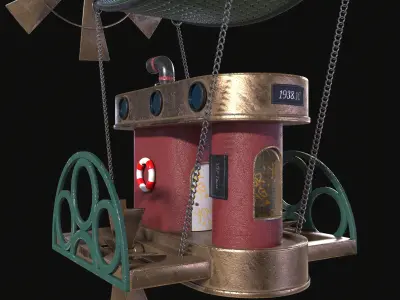 Airship 3D model buy