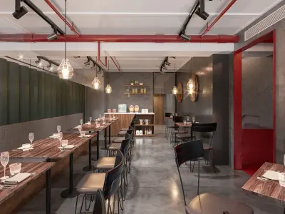 Industrial  restaurant 3D model
