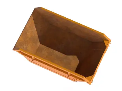 Skip Hire 8 Yard 3D model