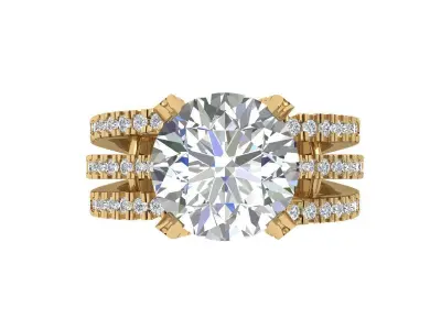 Wedding Ring  3D print model 456