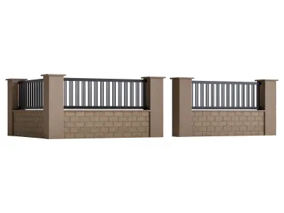  Fencing 54 3D model
