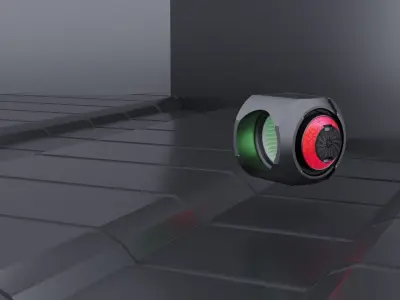 Sci-Fi Electrical Energy Machine 3D model