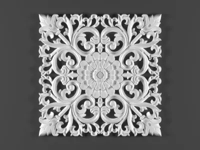 free ornamental classic decoration 3d model kitbash vol 42 Free 3D model