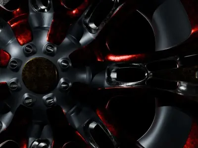 Sports Car Rim Free 3D model
