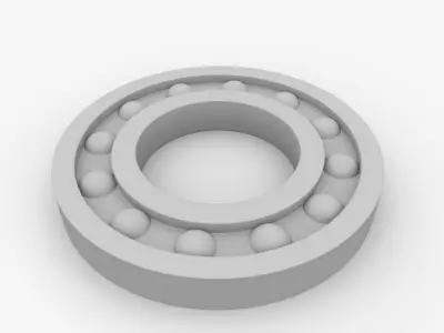 Ball Bearing 3D model by firdz3d