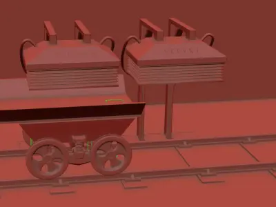 Spring Maker - Factory 3D model