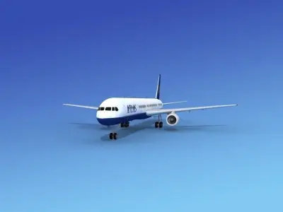 Boeing 757-300 Atlas Air  3D model
