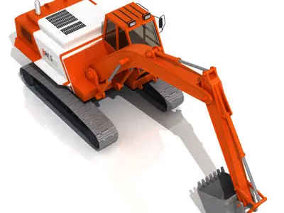Excavator Bres500 3D model