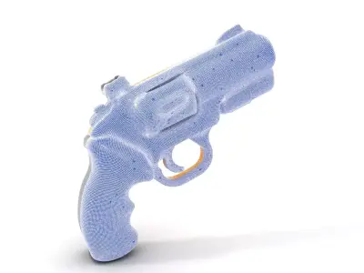 Vibrant Revolver model pack Low-poly 3D model