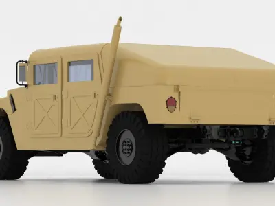 Humvee M998 3D print model