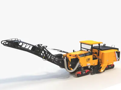  Asphalt Milling Machine 1 3D model