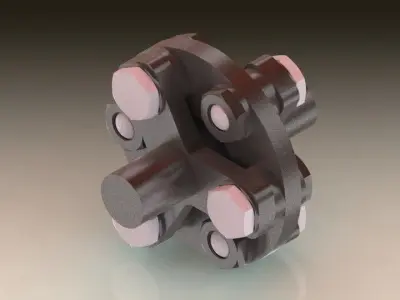 flexible ring coupling Free 3D model