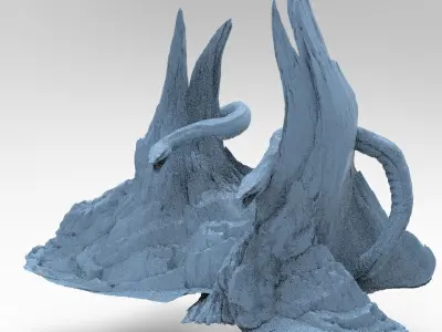 Hades snake stones  3D model