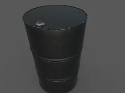 Oil barrel Low-poly 3D model Low-poly 3D model buy