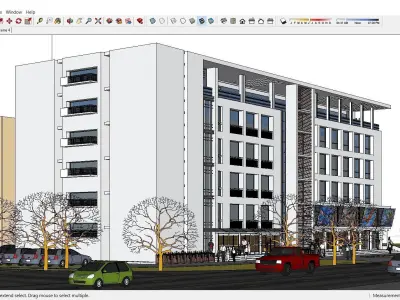 Sketchup Office building 149 3D model