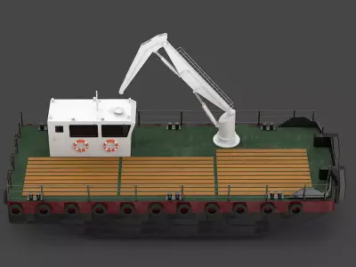 MultiCat Workboat 3D model