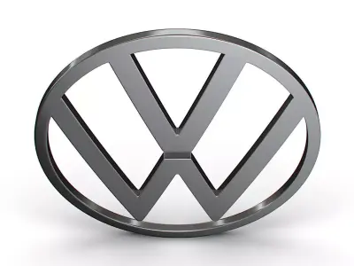 Volkswagen Logo 3D model by Sergey
