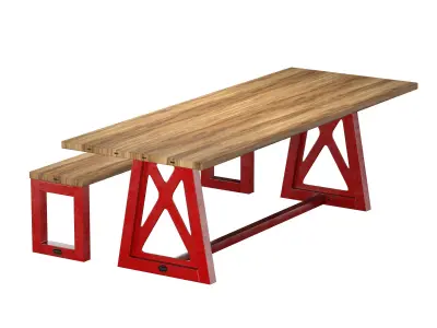 The Firehouse Table 3D model