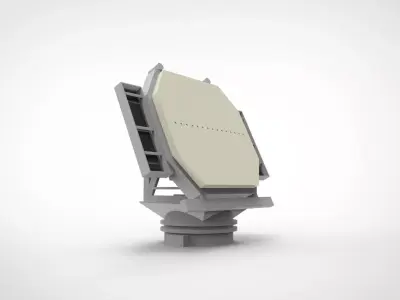 Aesa Radar Ship 3D print model