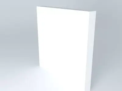 Perspex wall Free 3D model