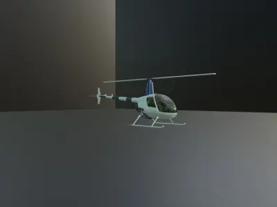 Robinson R22 Free 3D model