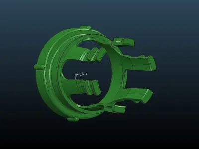 cable clamp 3D model