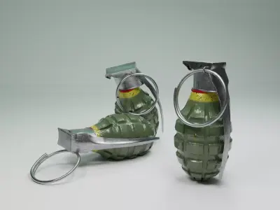  Grenade  Bomb  3D model