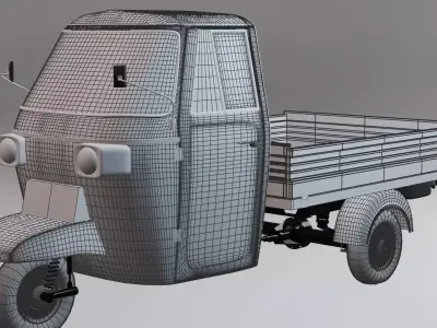 Tuk-tuk Three wheeler 3D model