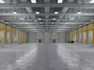 Warehouse 20 3D model purchase