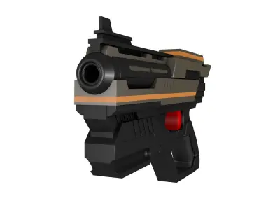 Sci Fi Gun 3D model purchase