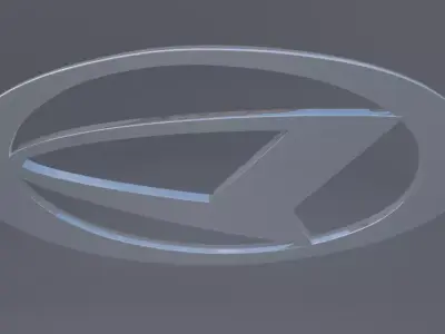 Daihatsu Logo 3D model